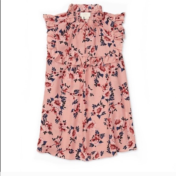 kate spade Tops - Kate Spade West Prairie Rose Ruffle Yoke Top med.